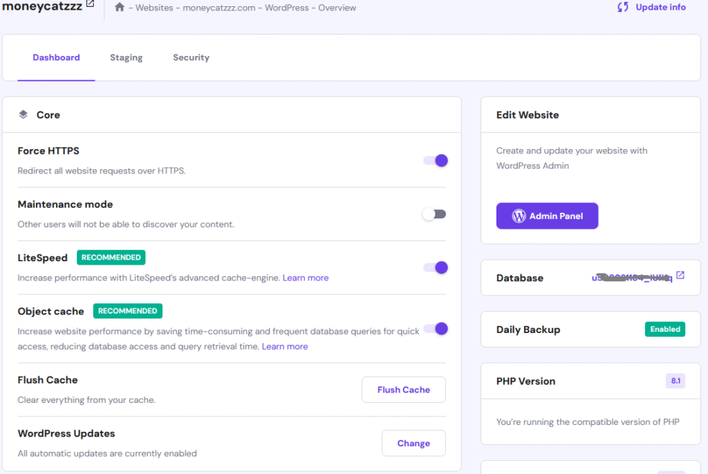 Moneycatzzz Overview Hostinger 1