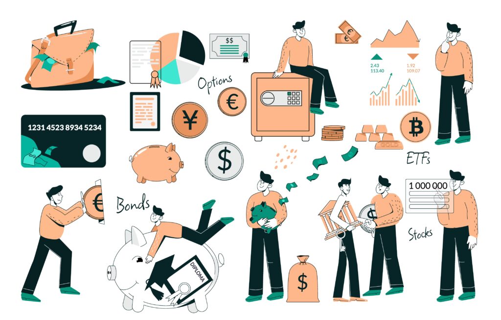 2209.q802.011.P.m009.c25.investment portfolio diversification flat set