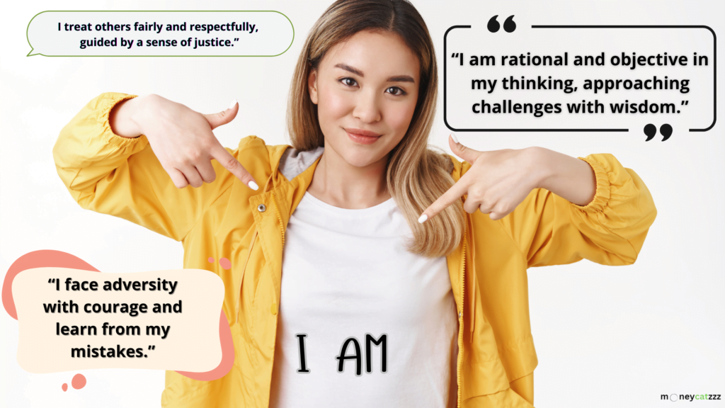 I Am Affirmations Infographic