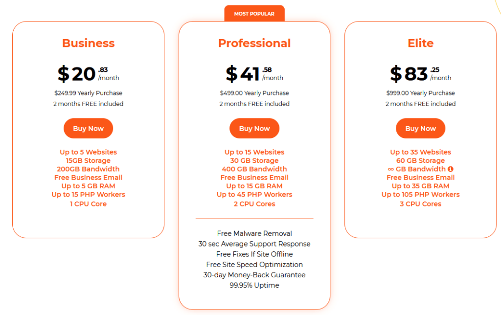 WPX Pricing Plan