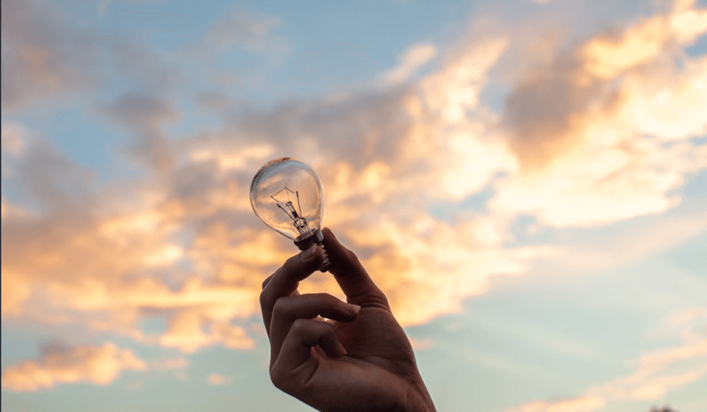 Idea Realization Lightbulb