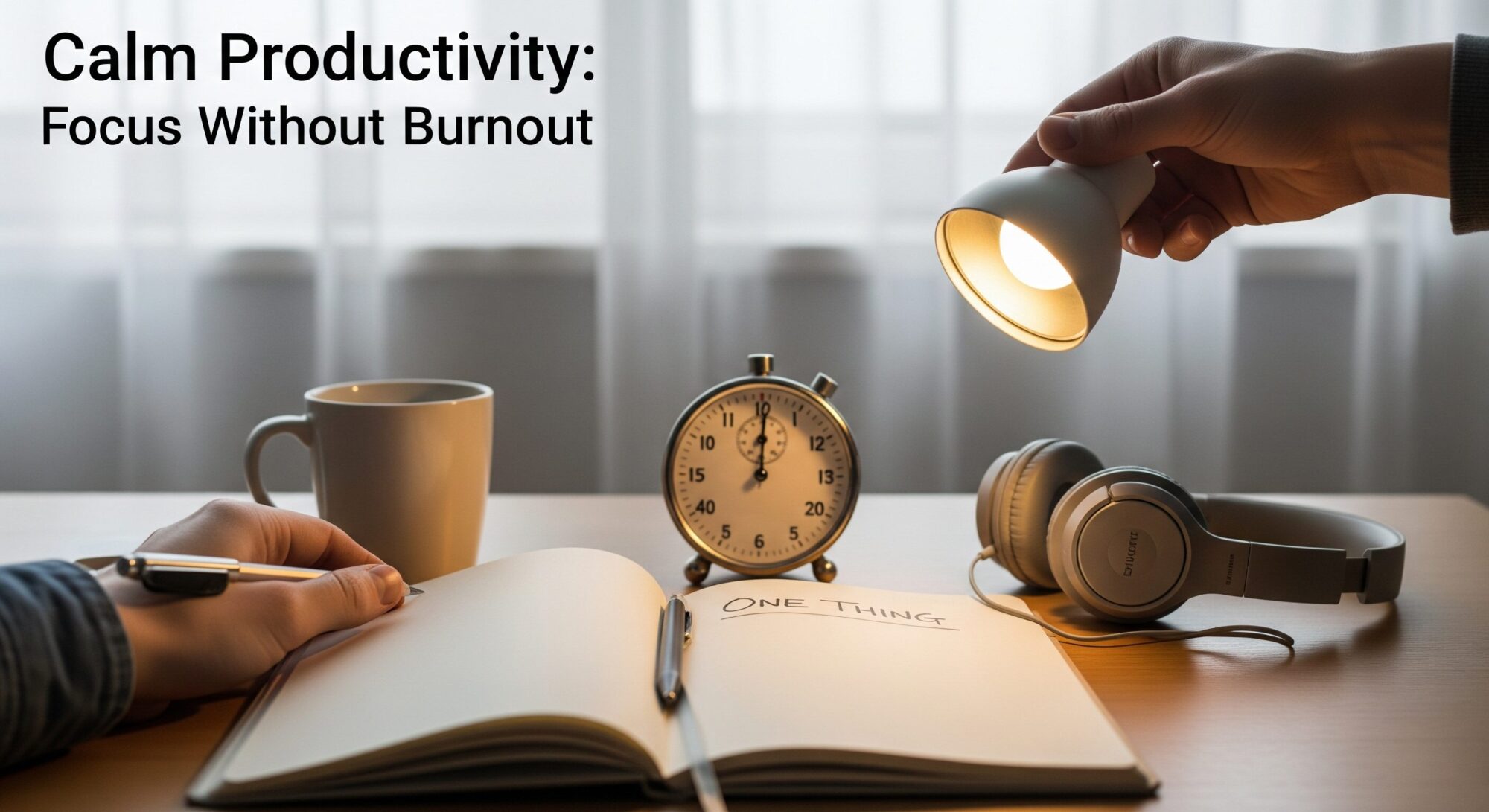 Calm Productivity Cover