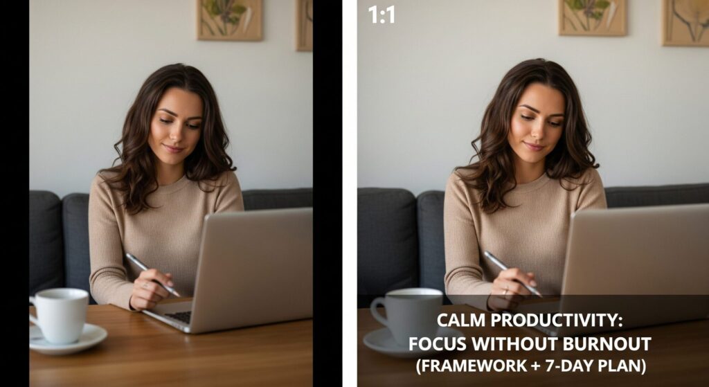 Calm Productivity - 7 Day Plan