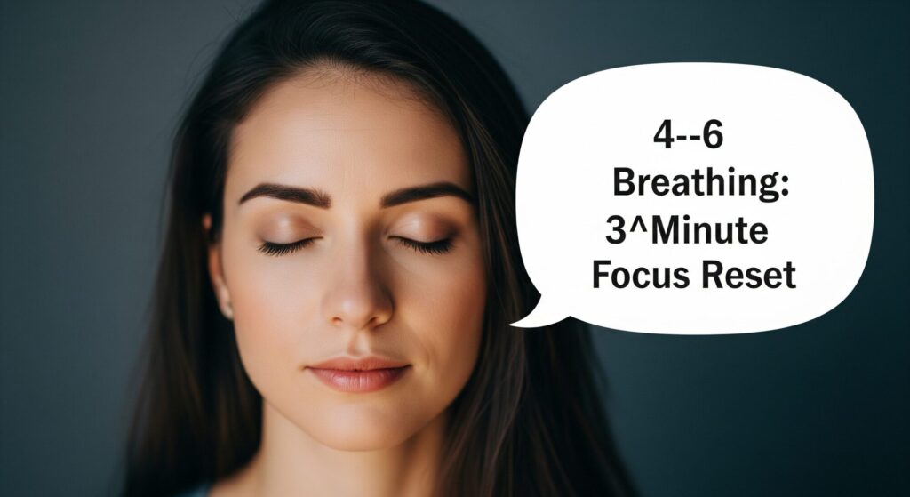 morning routine for inner peace - –6 Breathing: 3‑Minute Focus Reset