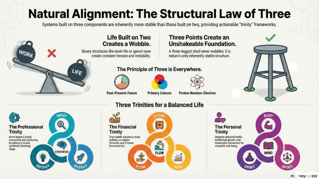 Natural Alignment - the structural law of three