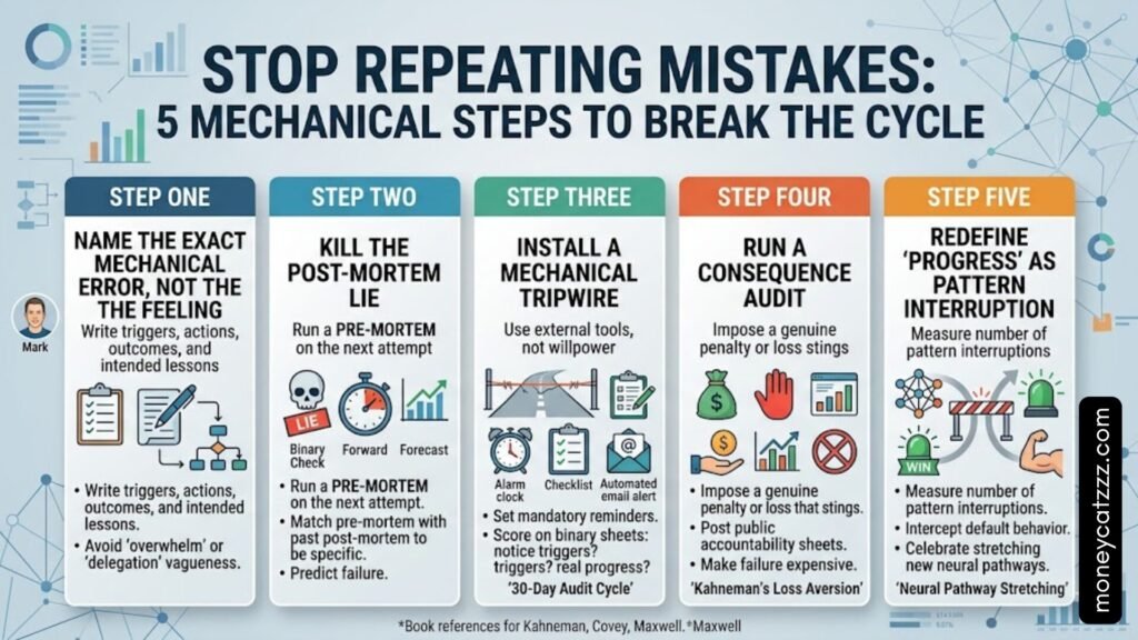mistakes - 5 steps
